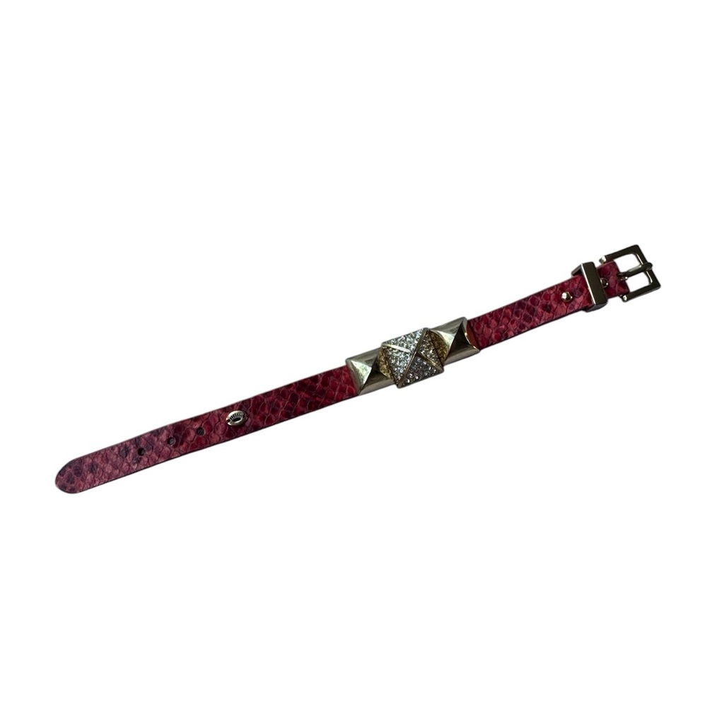 Juicy Couture Red Bracelet with Silver and Gold Accents